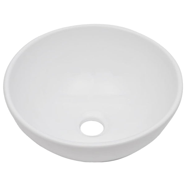 vidaXL Ensemble de meubles de salle de bain 2 pcs Céramique Noir