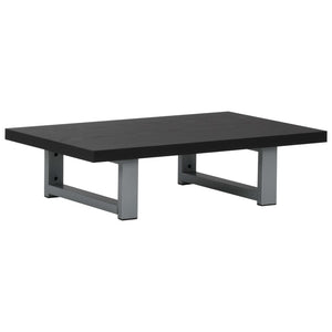 vidaXL Ensemble de meubles de salle de bain 2 pcs Céramique Noir