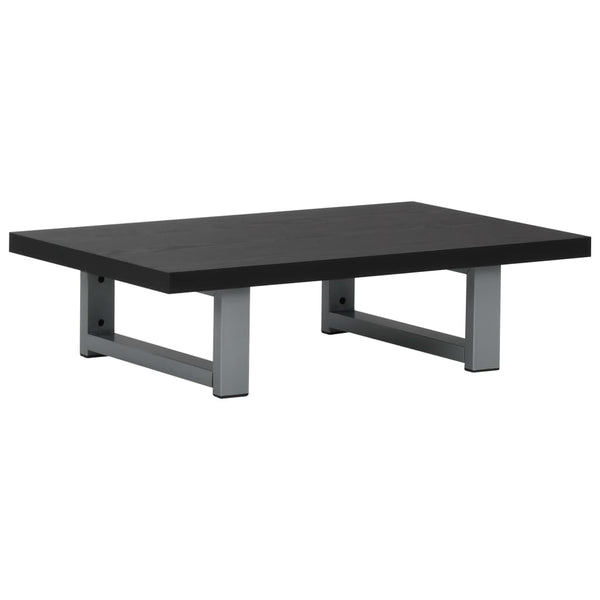 vidaXL Ensemble de meubles de salle de bain 2 pcs Céramique Noir