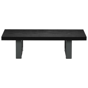 vidaXL Ensemble de meubles de salle de bain 2 pcs Céramique Noir