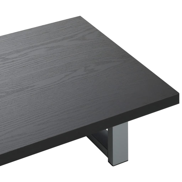 vidaXL Ensemble de meubles de salle de bain 2 pcs Céramique Noir
