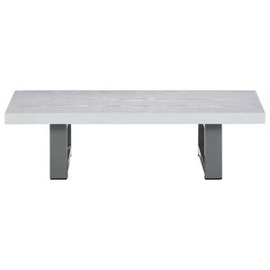 vidaXL Ensemble de meubles de salle de bain 2 pièces en céramique Blanc