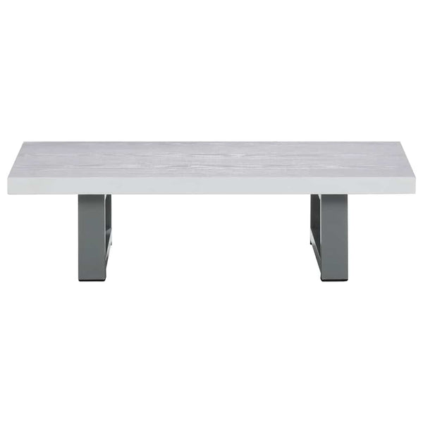 vidaXL Ensemble de meubles de salle de bain 2 pièces en céramique Blanc