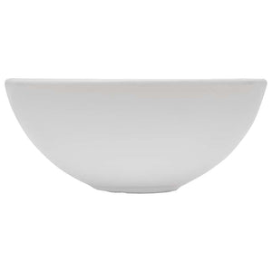 vidaXL Ensemble de meubles de salle de bain 2 pièces en céramique Blanc