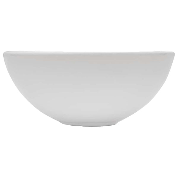 vidaXL Ensemble de meubles de salle de bain 2 pièces en céramique Blanc
