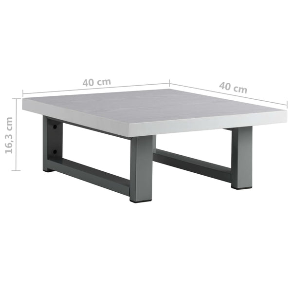 2-tlg. Badmöbel-Set Keramik Weiß