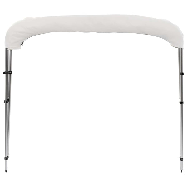 3-Bügel Bimini Top Weiß 183x140x137 cm
