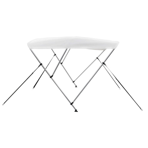 3-Bügel Bimini Top Weiß 183x160x137 cm