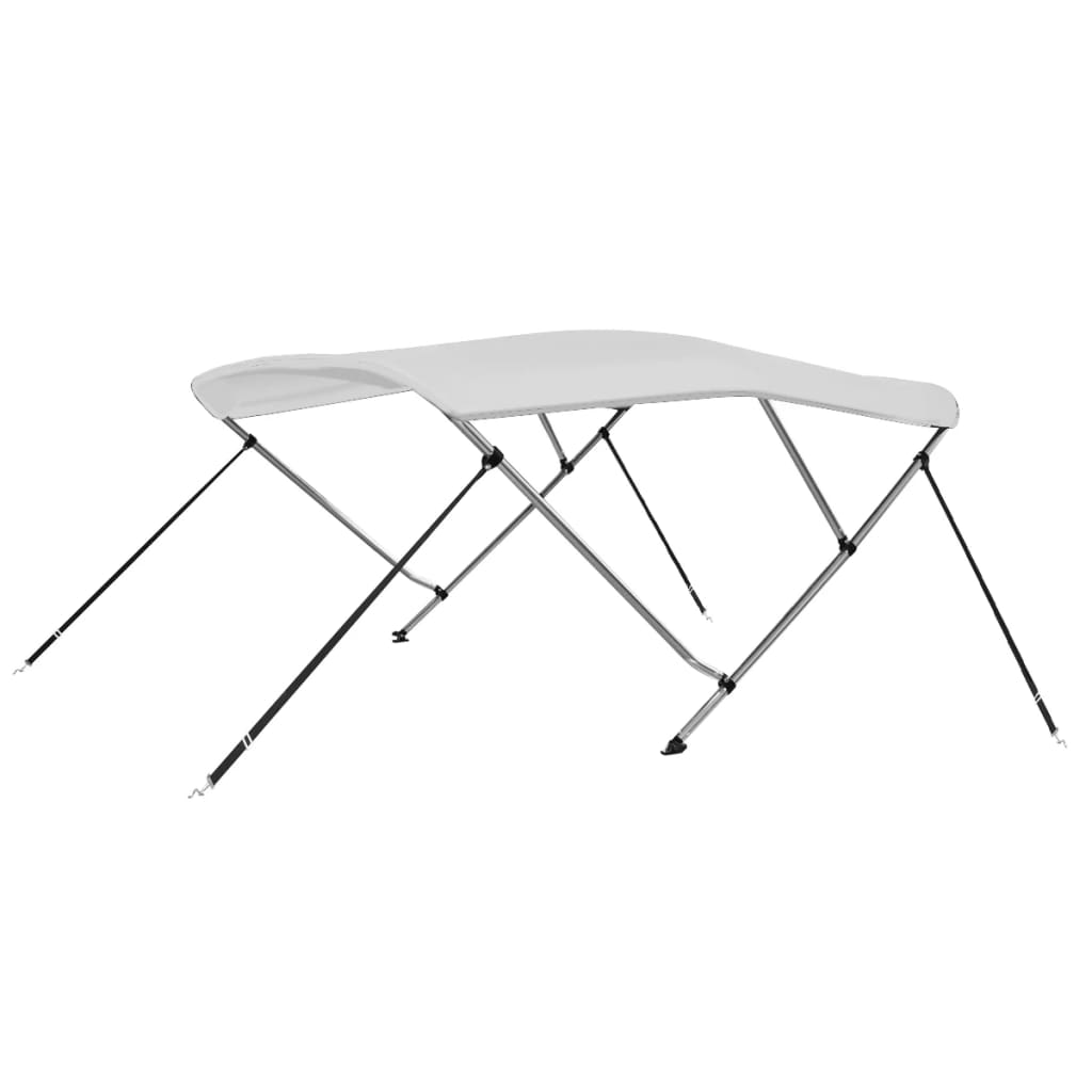 3-Bügel Bimini Top Weiß 183x180x137 cm