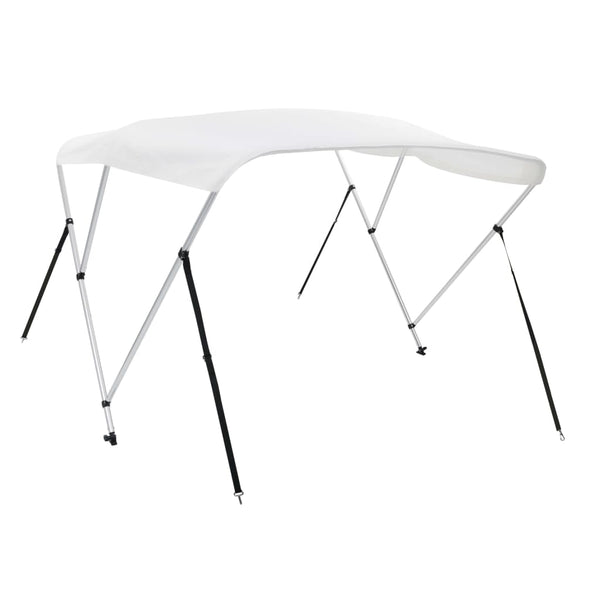 3-Bügel Bimini Top Weiß 183x180x137 cm