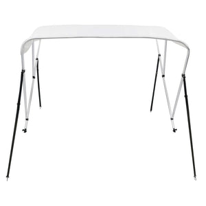 Weißes 3-Bügel-Bimini-Top 183x196x137cm