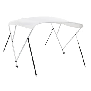 Weißes 3-Bügel-Bimini-Top 183x196x137cm