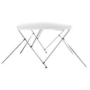 Weißes 3-Bügel-Bimini-Top 183x196x137cm
