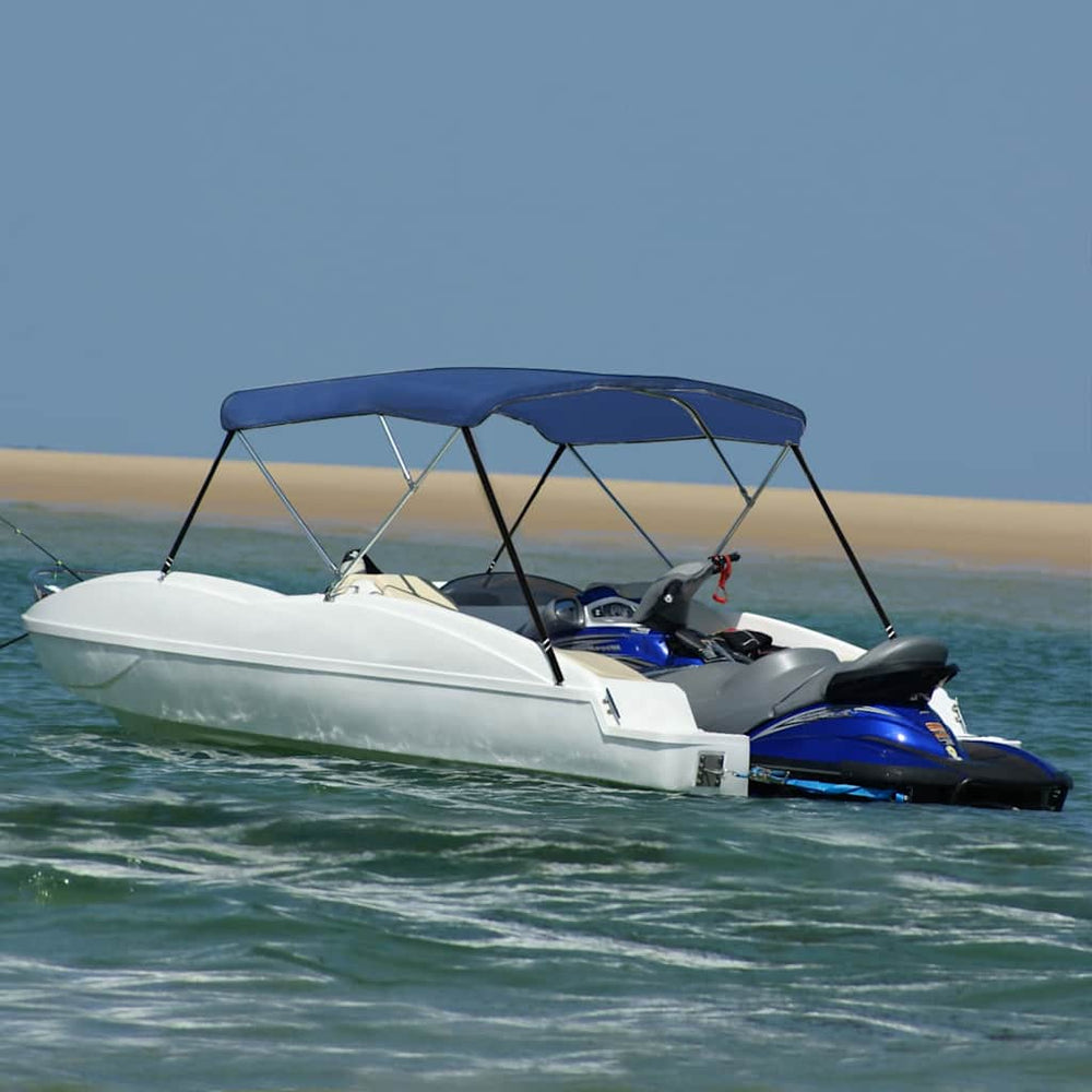 Blaues 3-Bügel Bimini-Top 183x140x137 cm