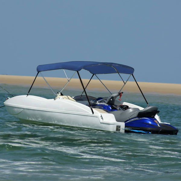 Blaues 3-Bügel Bimini-Top 183x160x137cm
