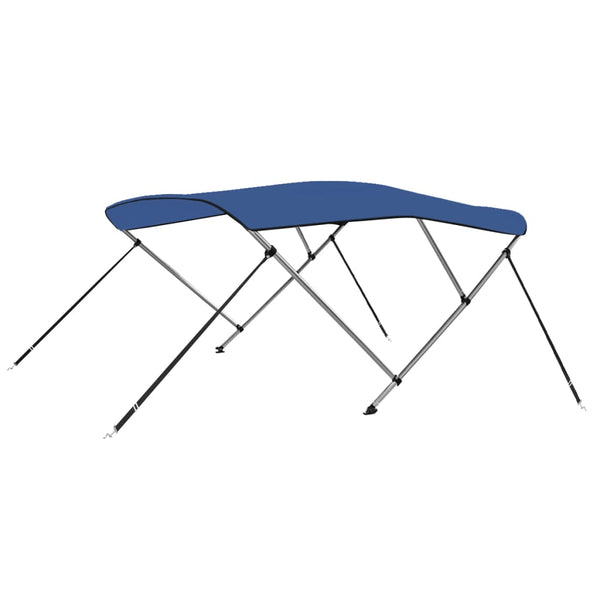 Blaues 3-Bügel Bimini-Top 183x180x137 cm
