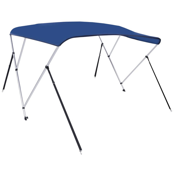 Blaues 3-Bügel Bimini-Top 183x180x137 cm