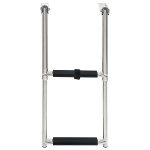 Edelstahl Bootsleiter, 2 Stufen