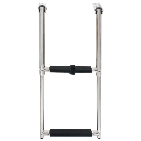 Edelstahl Bootsleiter, 2 Stufen