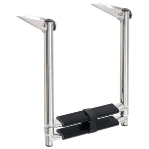 Edelstahl Bootsleiter, 2 Stufen