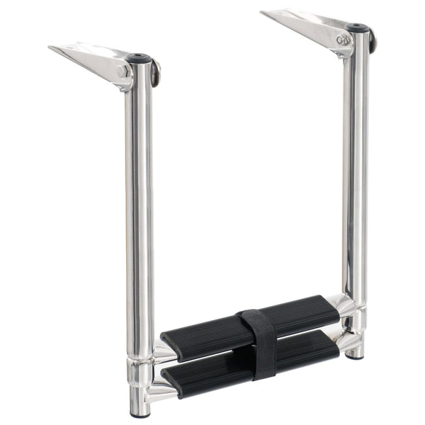 Edelstahl Bootsleiter, 2 Stufen