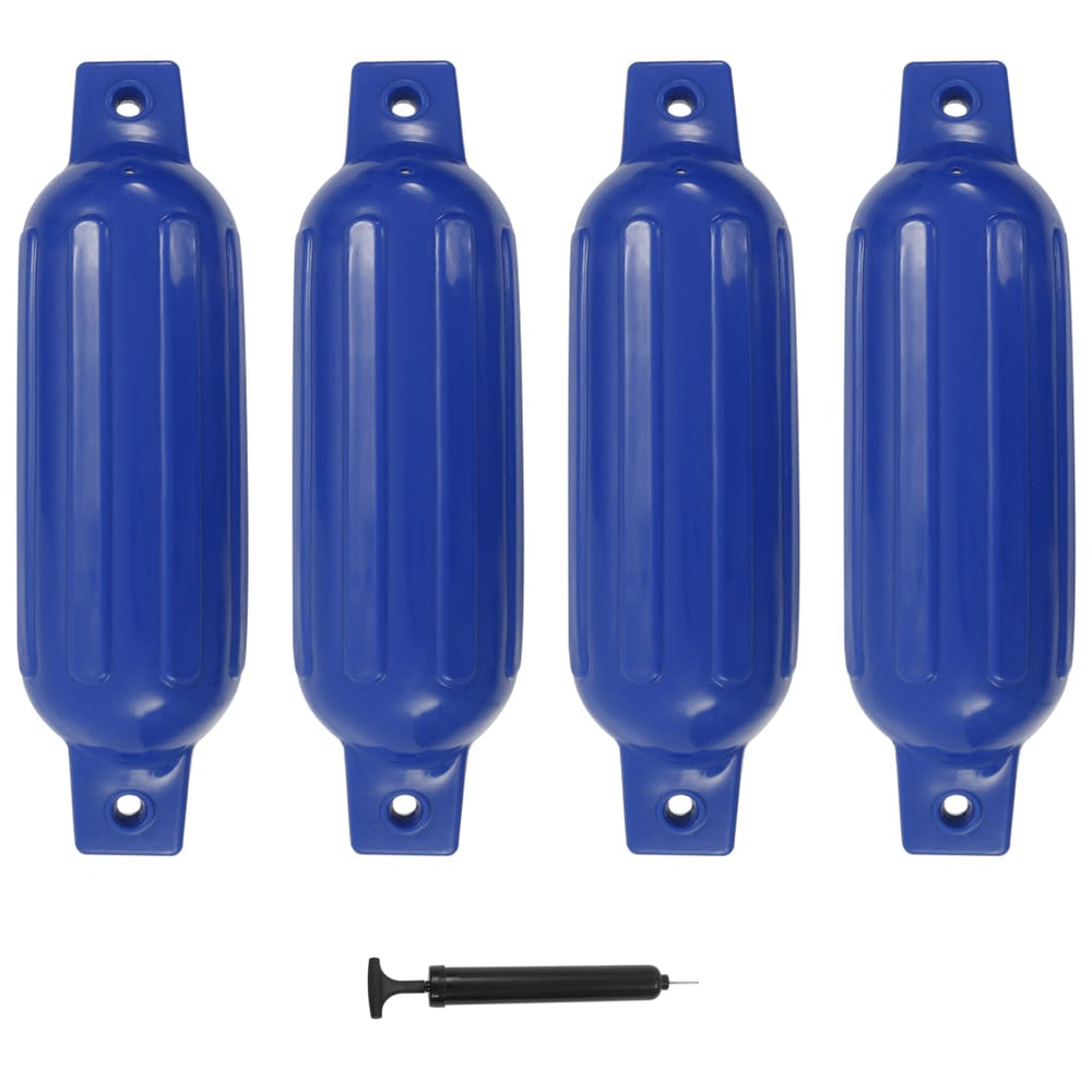 Bootfender 4er-Pack Blau PVC 41x11,5cm