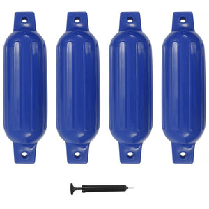 Bootfender 4er-Pack Blau PVC 41x11,5cm