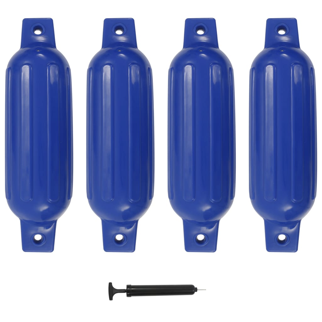 Bootfender 4er-Pack Blau PVC 41x11,5cm