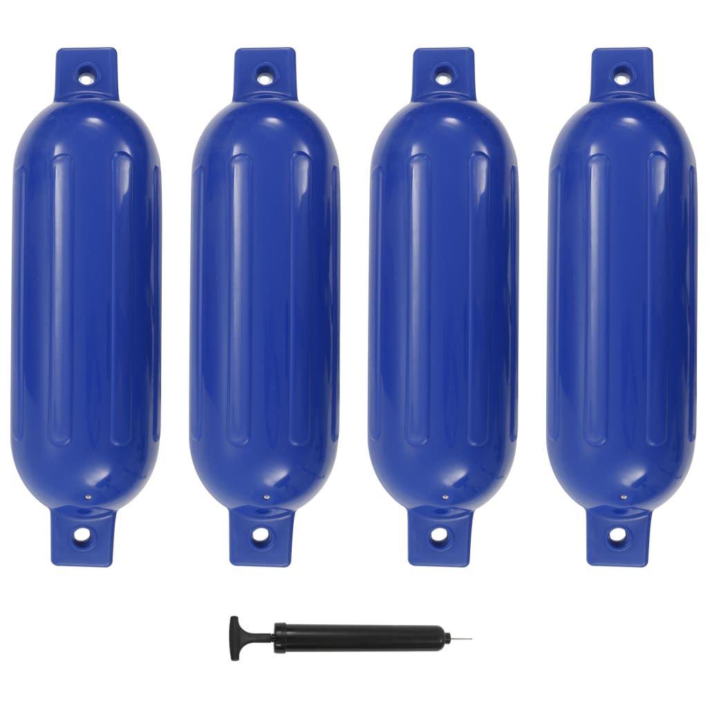 Blauer Bootsfender 4er-Pack 51x14cm
