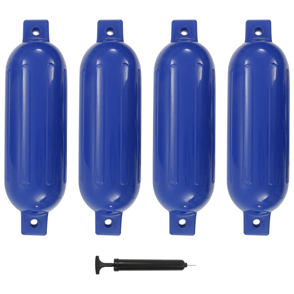 Blauer Bootsfender 4er-Pack 51x14cm