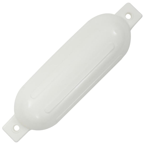 Bootsfender Weiß PVC 51x14cm 4er-Pack