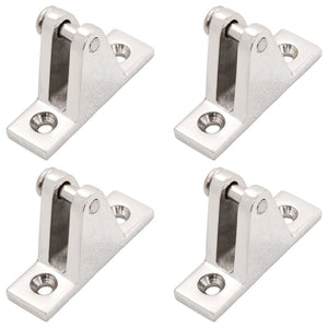 Bimini Top Deckscharniere - 4er Set Edelstahl
