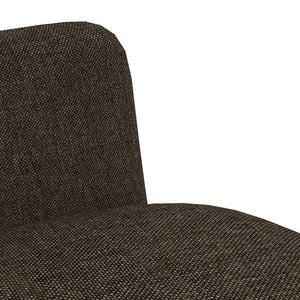 vidaXL Dining Chairs 4 pcs Brown Fabric