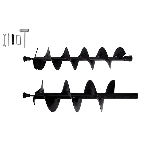 Erdbohrer-Set Stahl