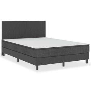 Kopfteil Dunkelgrau Stoff 140×200 cm