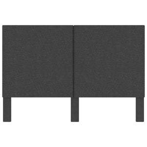 Kopfteil Dunkelgrau Stoff 140×200 cm