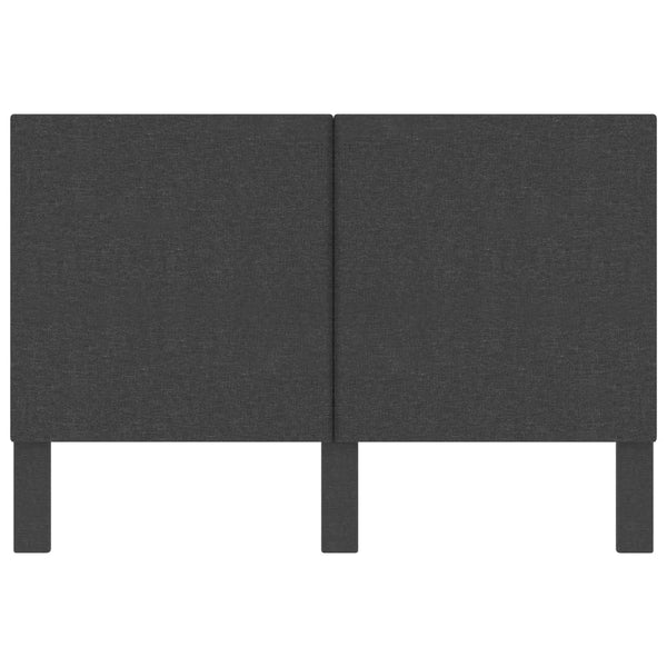 Kopfteil Dunkelgrau Stoff 140×200 cm