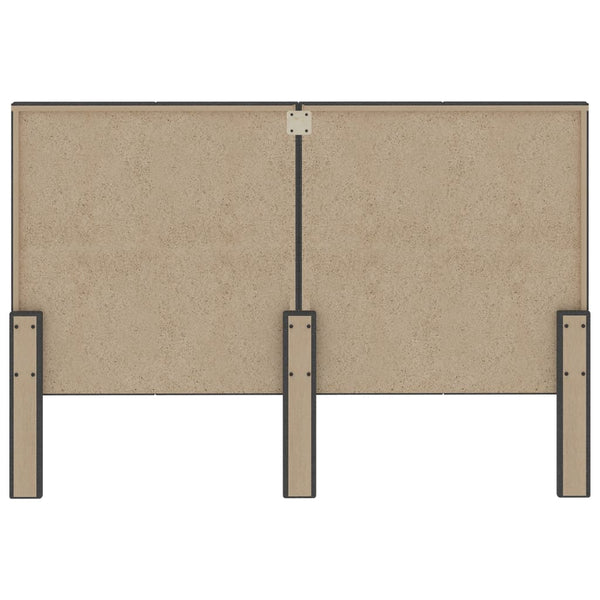 Kopfteil Dunkelgrau Stoff 140×200 cm