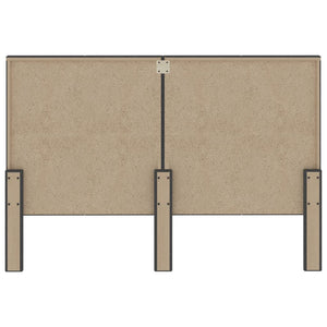 Kopfteil Dunkelgrau Stoff 160×200 cm