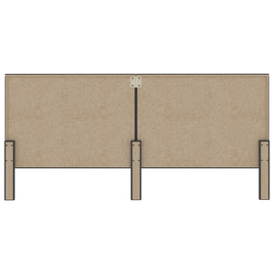 Kopfteil Dunkelgrau Stoff 200×200 cm