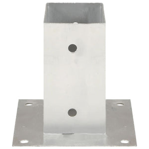 Pfostenanker 4 Stk. Verzinktes Metall 71 mm