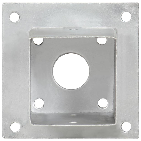 Pfostenanker 4 Stk. Verzinktes Metall 91 mm