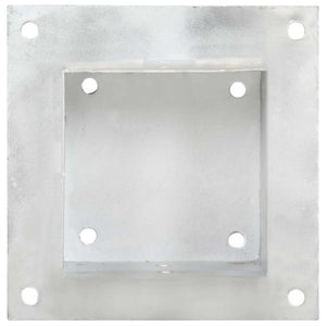 Pfostenanker 4 Stk. Verzinktes Metall 141 mm