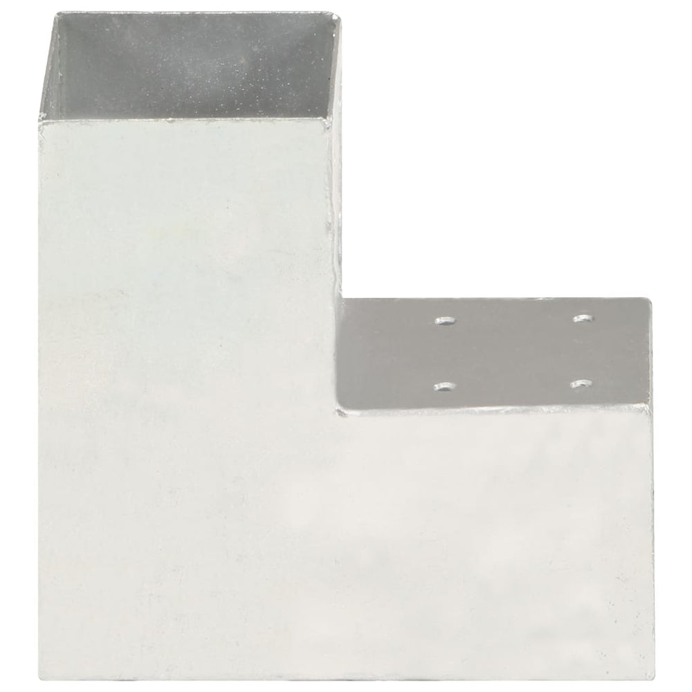 Pfostenverbinder L-Form Verzinktes Metall 91 x 91 mm