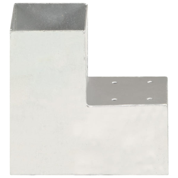 Pfostenverbinder L-Form Verzinktes Metall 91 x 91 mm