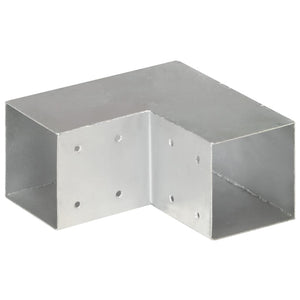 Pfostenverbinder L-Form Verzinktes Metall 91 x 91 mm