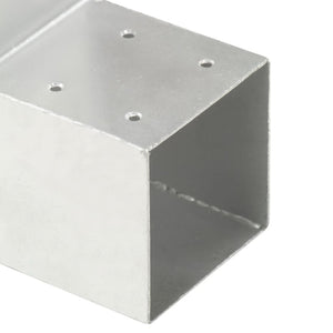 Pfostenverbinder L-Form Verzinktes Metall 91 x 91 mm