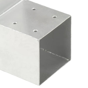 Pfostenverbinder L-Form Verzinktes Metall 101 x 101 mm
