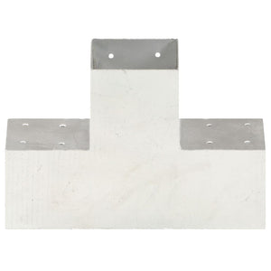 Pfostenverbinder X-Form Verzinktes Metall 101 x 101 mm