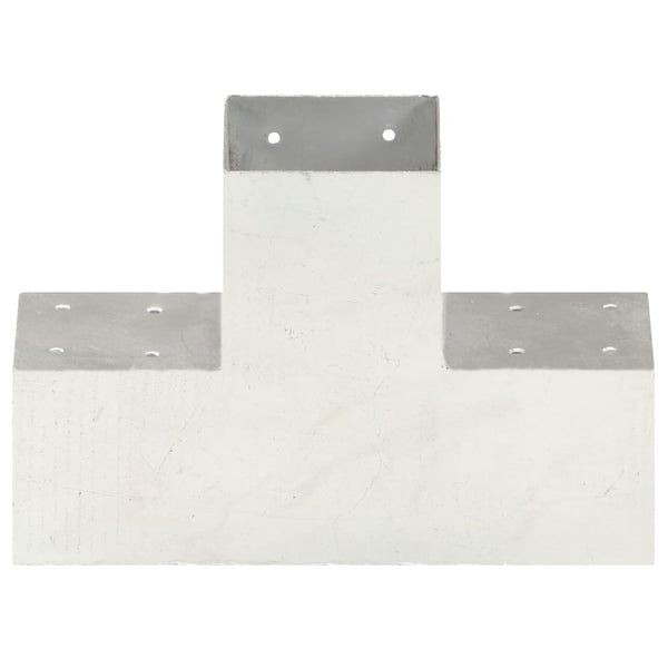 Pfostenverbinder X-Form Verzinktes Metall 101 x 101 mm